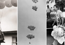 Лари Уолтърс, който през 1982 г. лети със стол