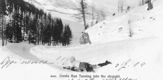 Спускане със скелетон по Cresta Run