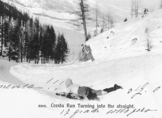 Спускане със скелетон по Cresta Run