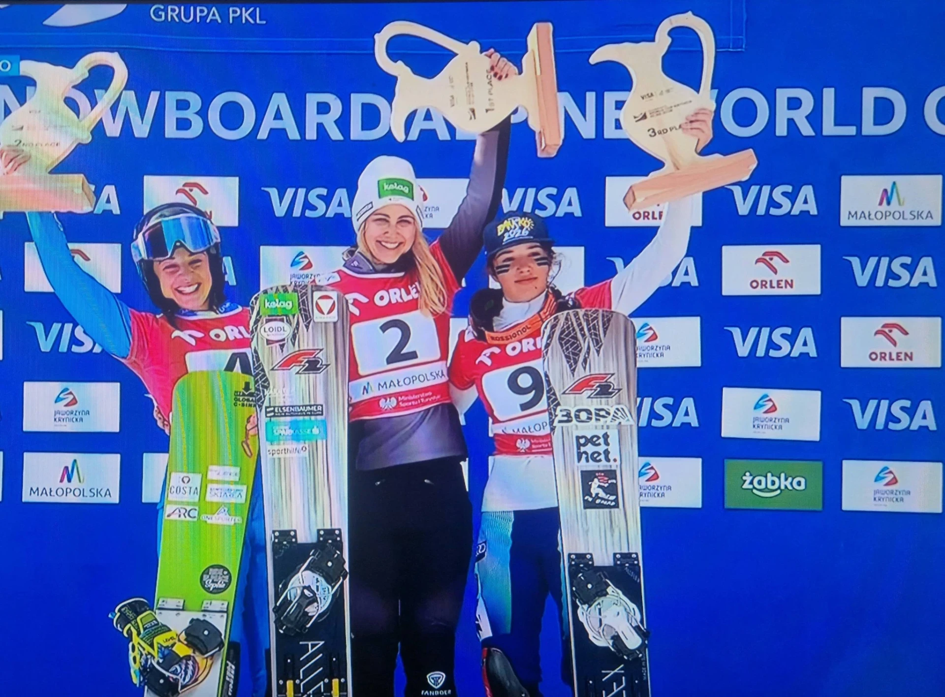 Малена Замфирова завоюва третото място във втория старт в паралелния гигантски слалом от Световната купа по алпийски сноуборд в Криница (Полша)
