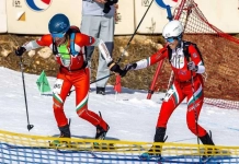 Български успехи на Балканското първенство по ски-алпинизъм в Румъния Щафетата: Ники Калистрин и Ивона Михайлова