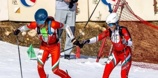 Български успехи на Балканското първенство по ски-алпинизъм в Румъния Щафетата: Ники Калистрин и Ивона Михайлова