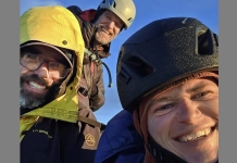 След две години работа и общо 70 нощи на стената: нова линия в сърцето на Патагония Американските алпинисти Майлс Мозър, Хари Кинард и Тревър Антес