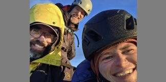 След две години работа и общо 70 нощи на стената: нова линия в сърцето на Патагония Американските алпинисти Майлс Мозър, Хари Кинард и Тревър Антес