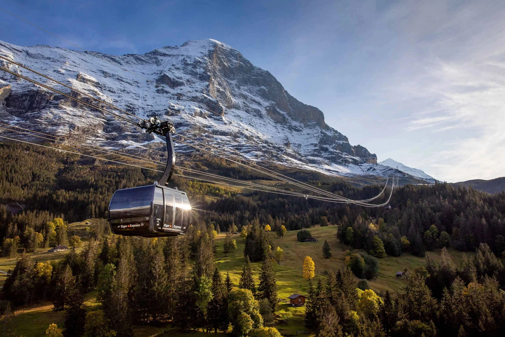 Кабинковият лифт Eiger Express