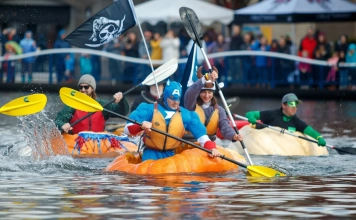 Регата с аграрен оттенък: когато тиквата се превърне в кану West Coast Giant Pumpkin Regatta